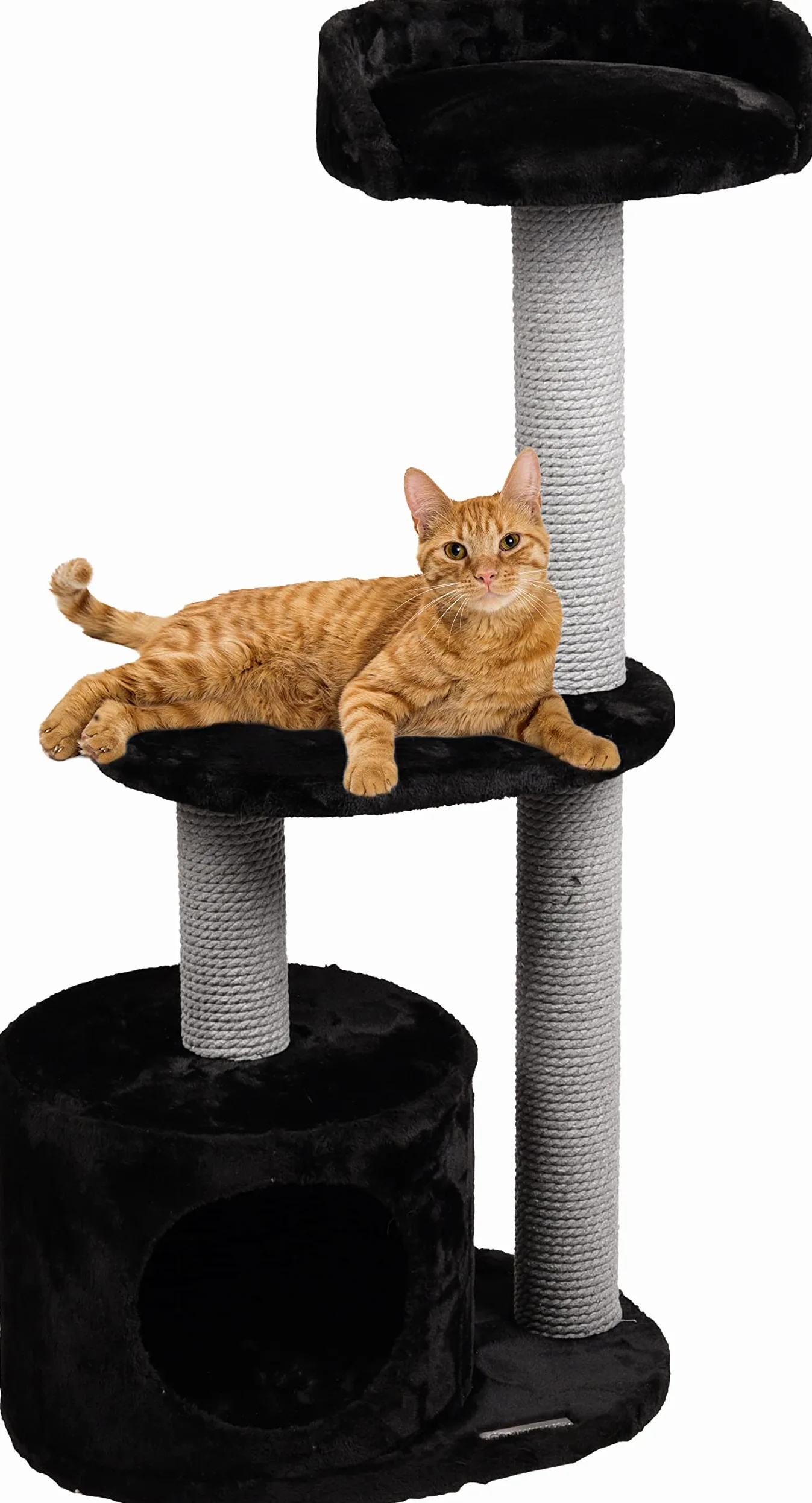 Cat Tree Echo Black 48 x 34 x 99 cm