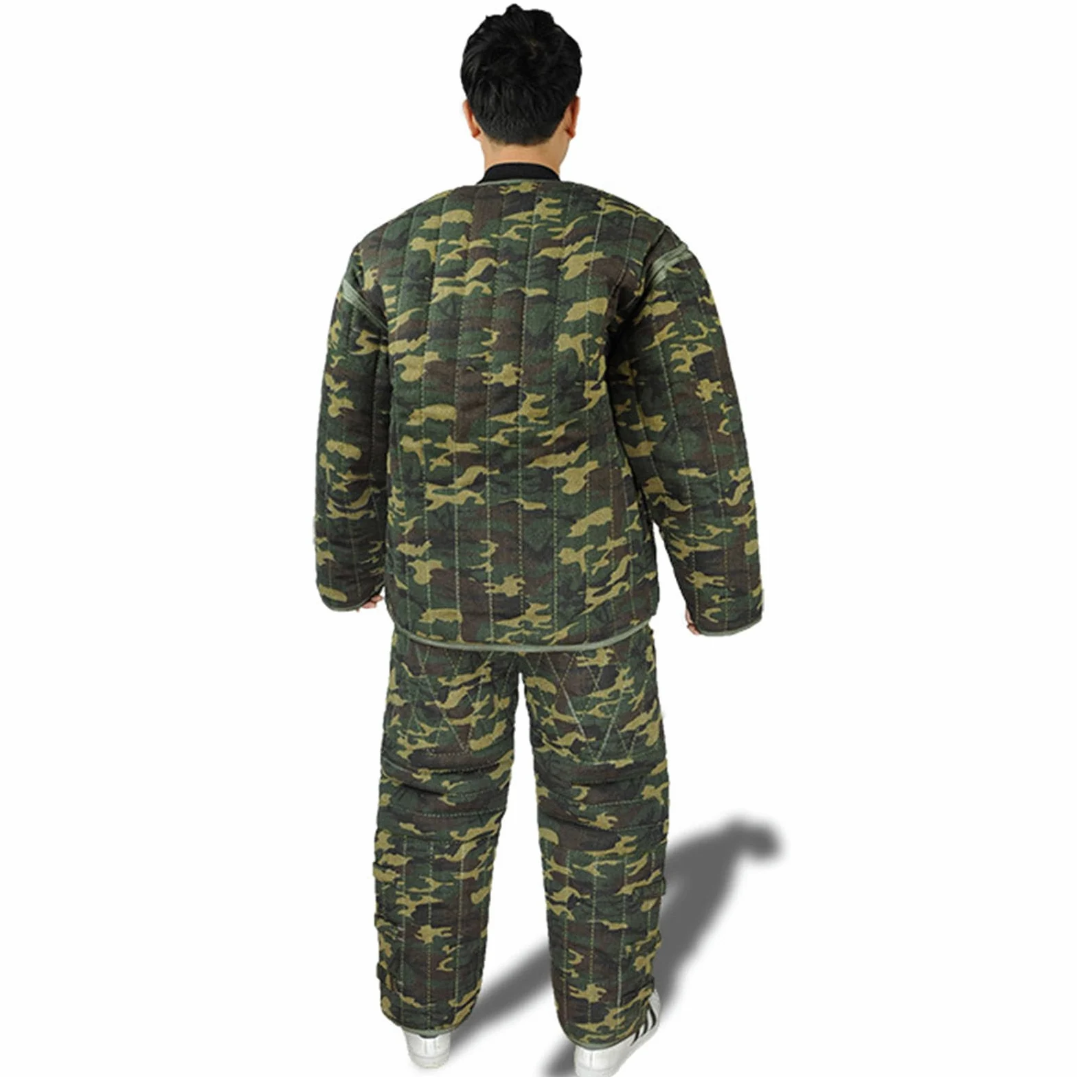 Traje profesional antimordeduras para perros, traje de adiestramiento, ropa protectora para perros de adiestramiento, protección corporal gruesa antidesgarros para perros policías, traje