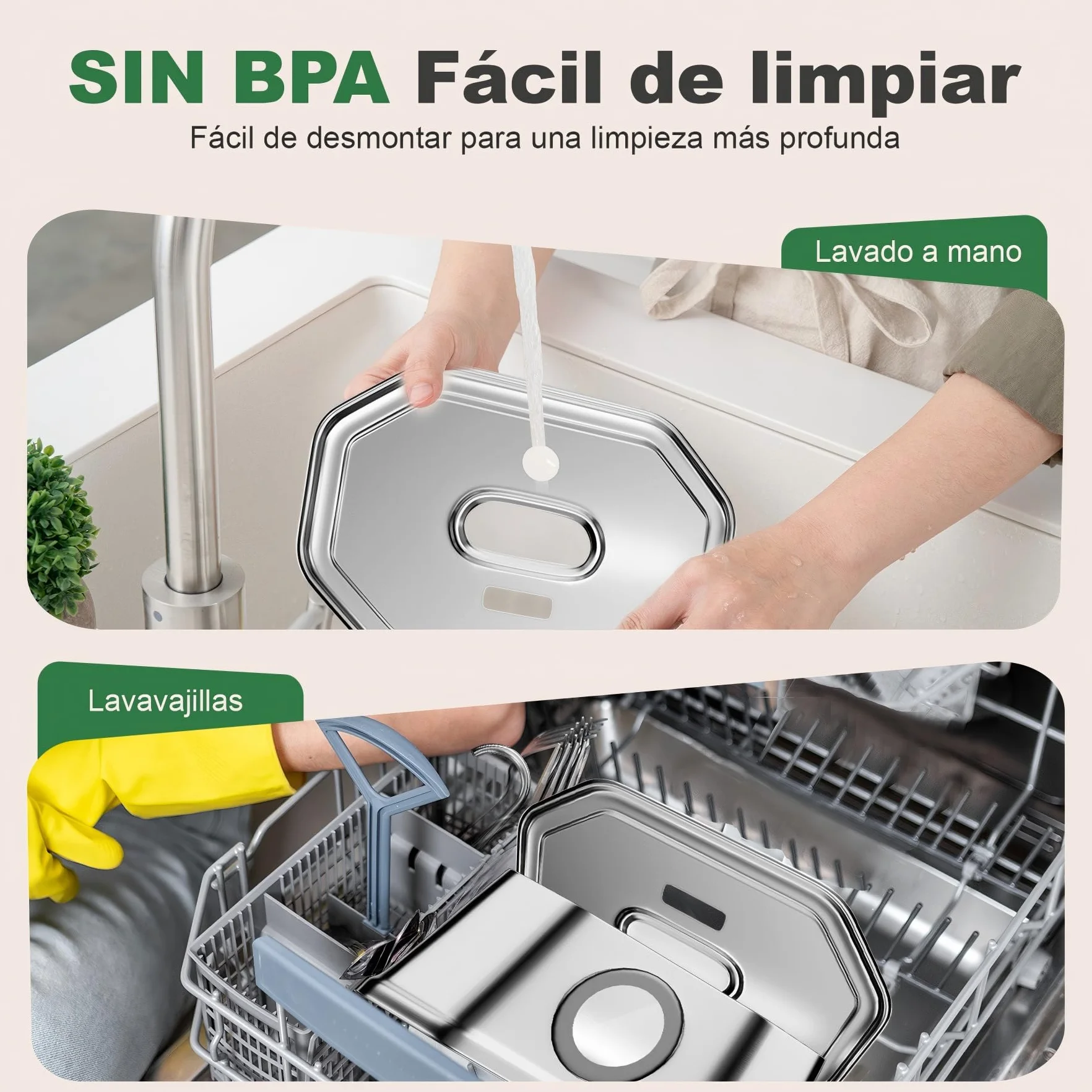 Apauk 3.2L Fuente para Gatos Acero Inoxidable, Bebedero Gatos, Silencioso Fuente de Agua para Gatos y Perros pequeños, con Ventana LED, Sistema de Filtro Multicapa(2 Filtros & 2 Esponjas)