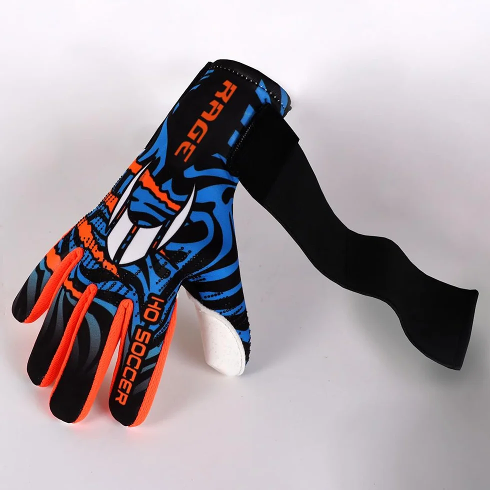 Ho Soccer Rage Plus Hazard V2 Guantes de Portero Azul Naranja