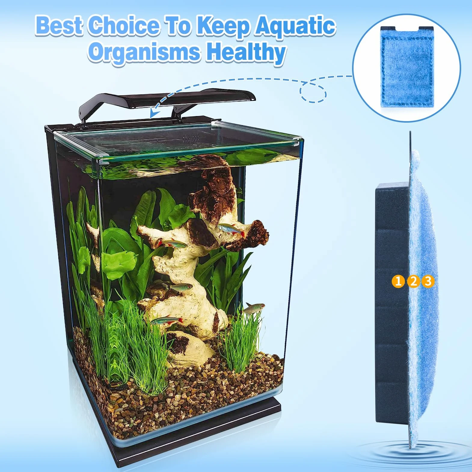 Umlecoa Aquarium Filter Accessorie