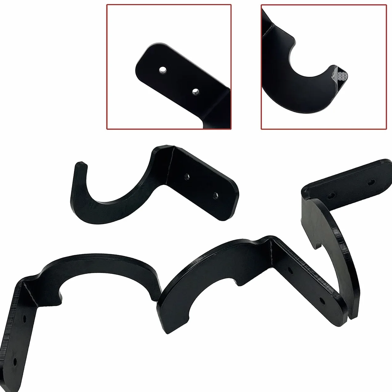 Soporte de Pared para Bate de Béisbol 4 Piezas Organizador Horizontal con Tornillo
