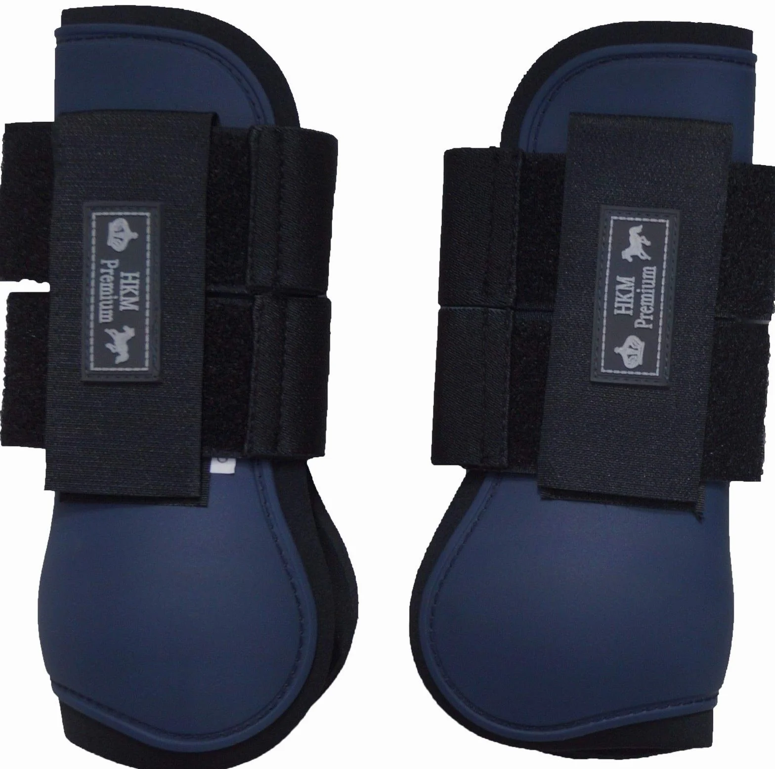 HKM HKM Premium Protectores Azul Oscuro/Negro Shetland