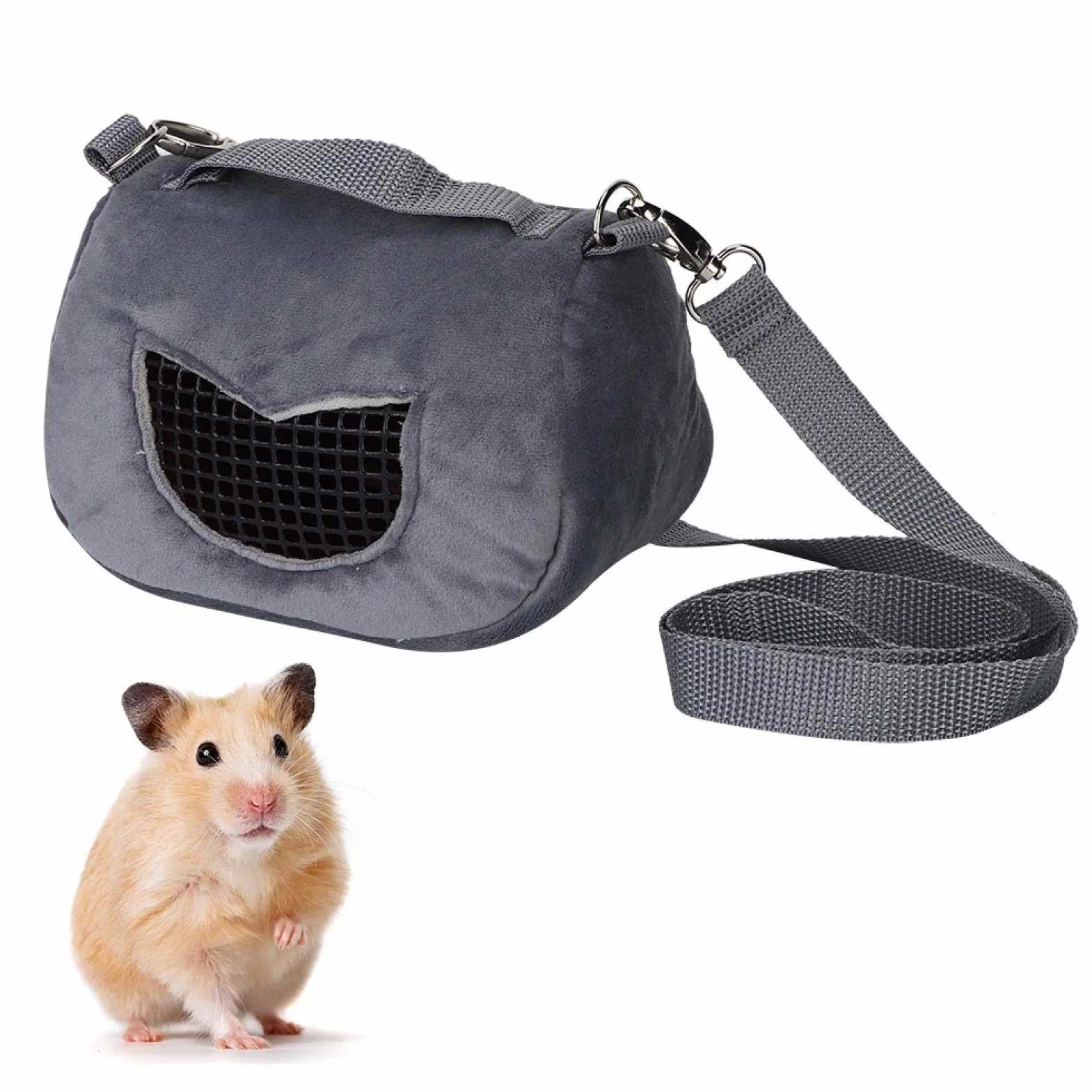 Venta Loca Portador de hámster, Bolsa de Transporte para Mascotas, Bolsa de Salida de Tres tamaños para Mascotas pequeñas Conejillo de Indias(Medium)