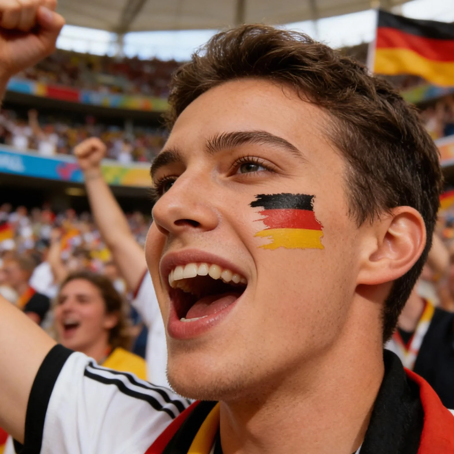 Pegatinas de Alemania 30 Piezas para Casco Fútbol 2026 Fan