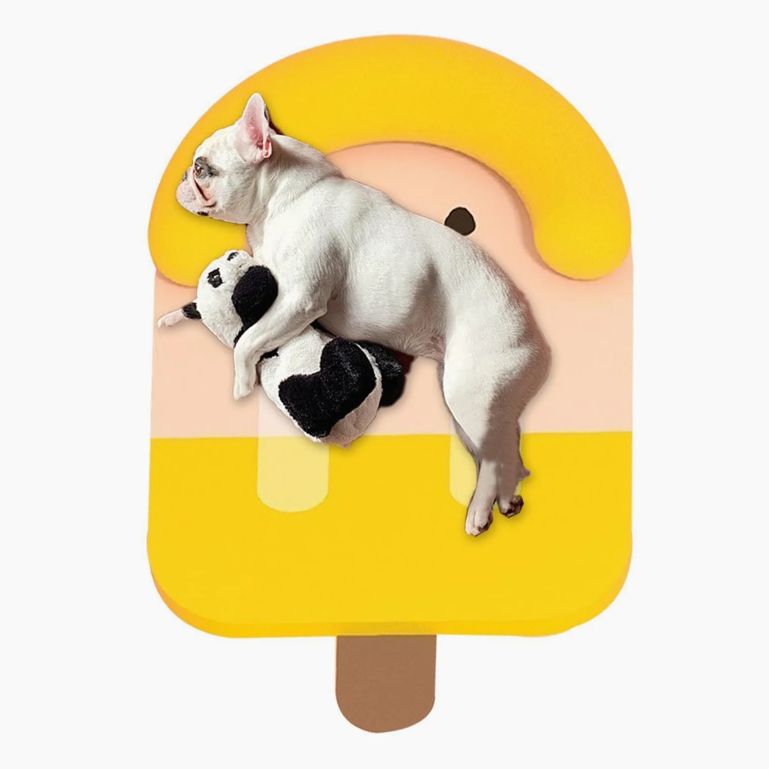 Alfombrilla de refrigeración para mascotas, con forma de paleta colorida | Cama impermeable para perro, manta de refrigeración cómoda y transpirable con almohada para el hogar, criadero