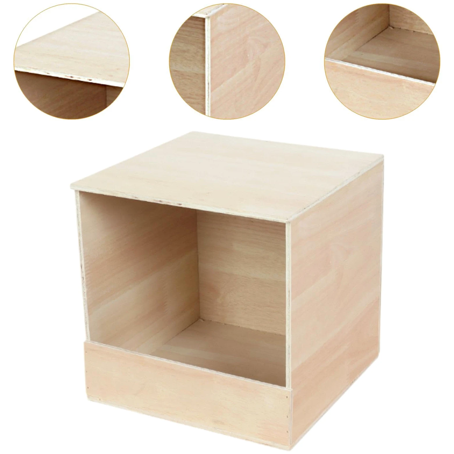 Caja de Anidación para Palomas Refugio de Madera para Reproducción Caja para Cría de Pájaros Recipiente para Comida para Aves Adecuado para Periquitos, Grande
