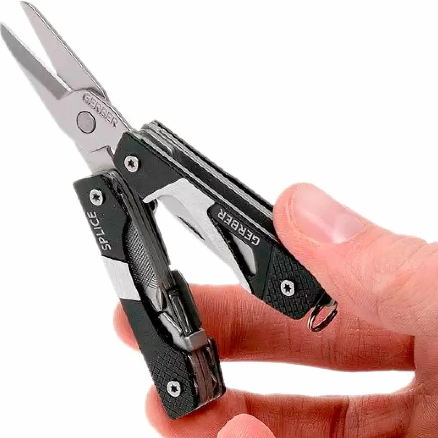 Fiskars Multiherramienta de bolsillo Splice Negro