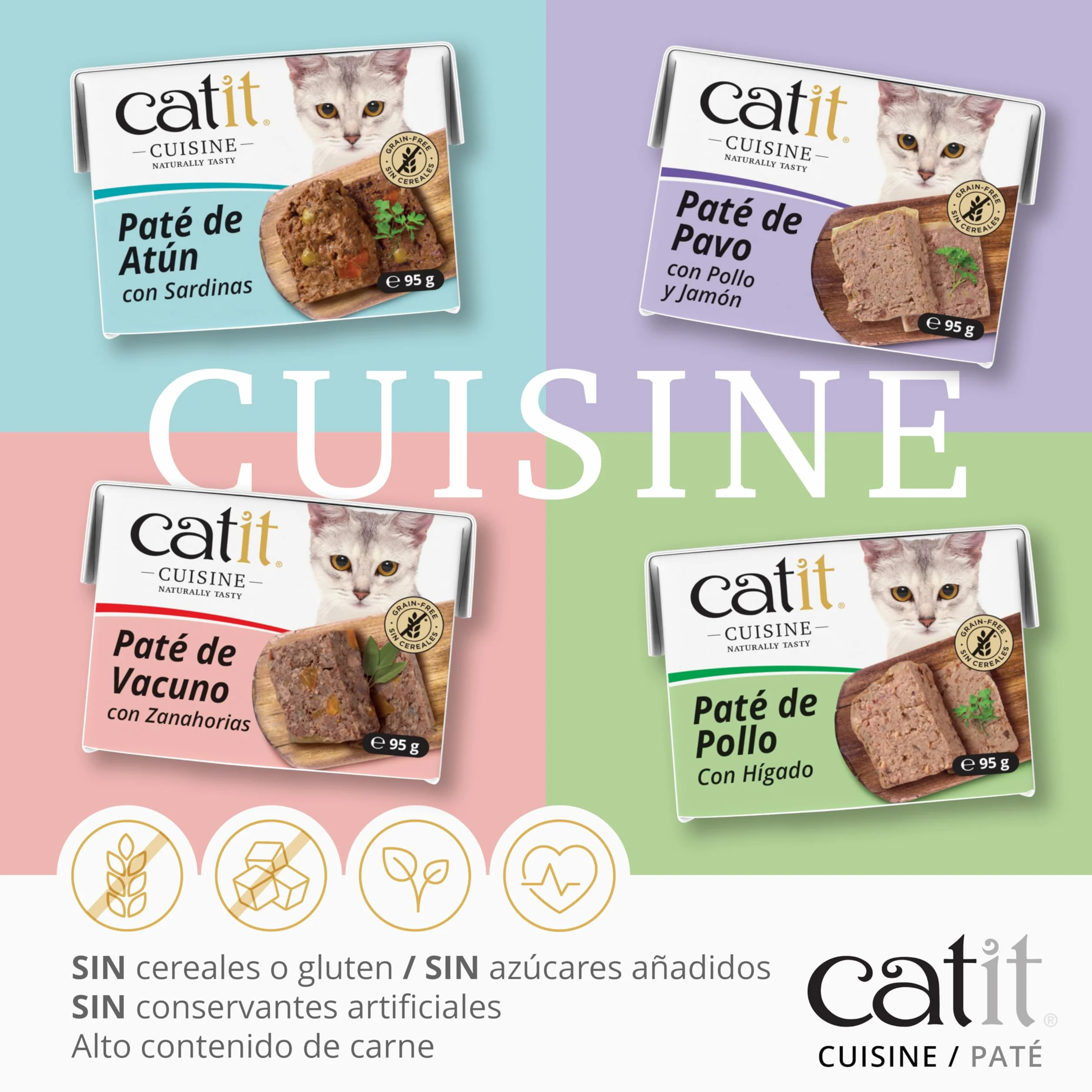 Catit Cuisine Paté, Atún con Sardinas