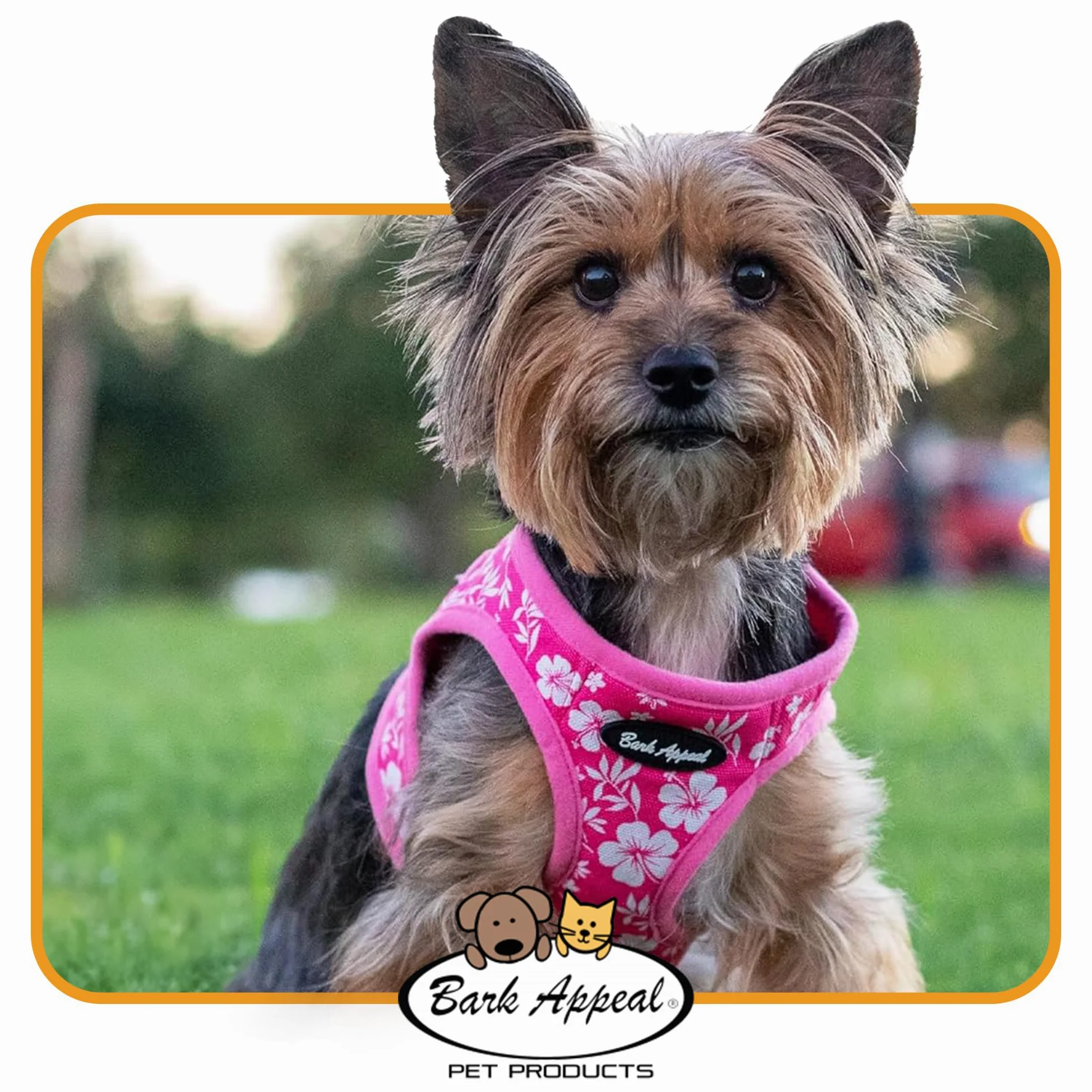 Bark Appeal PPNEW-XL Arnés de Malla EZ Wrap 44; Rosa – Extragrande