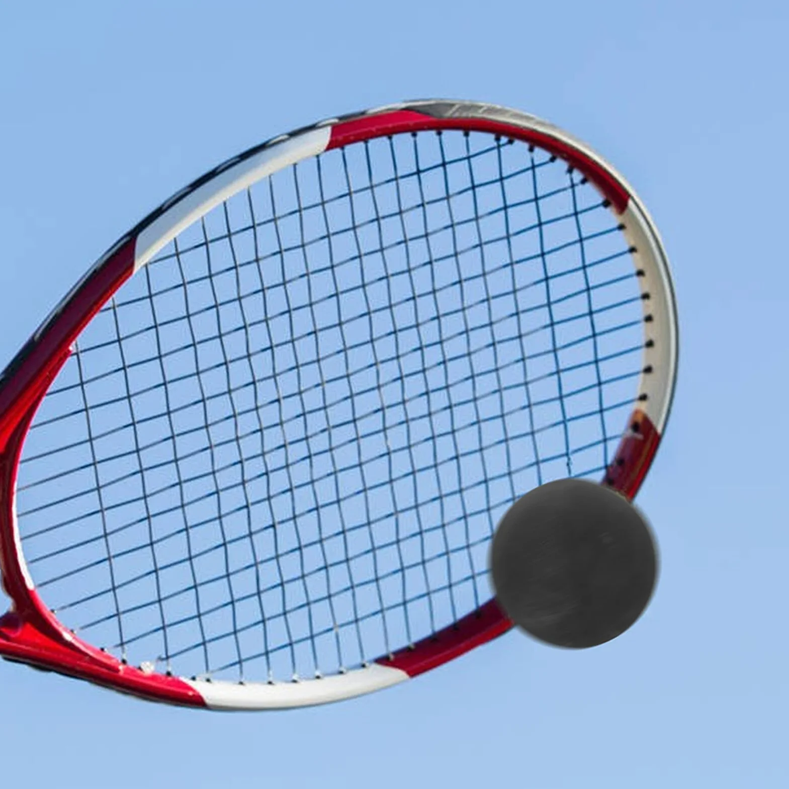 ifundom 6 Balones de Squash de Goma Negra para Entrenamiento, Raquetbol y Coordinación