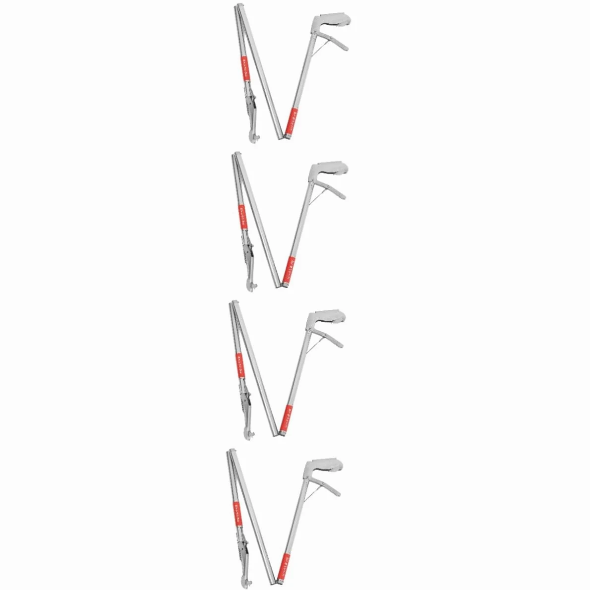 INOOMP 4piezas Pinza De Serpientes De Inoxidable Herramienta De Captura para Reptiles Plegada Agarre Seguro y Manejo Práctico para Entusiastas Vida Silvestre