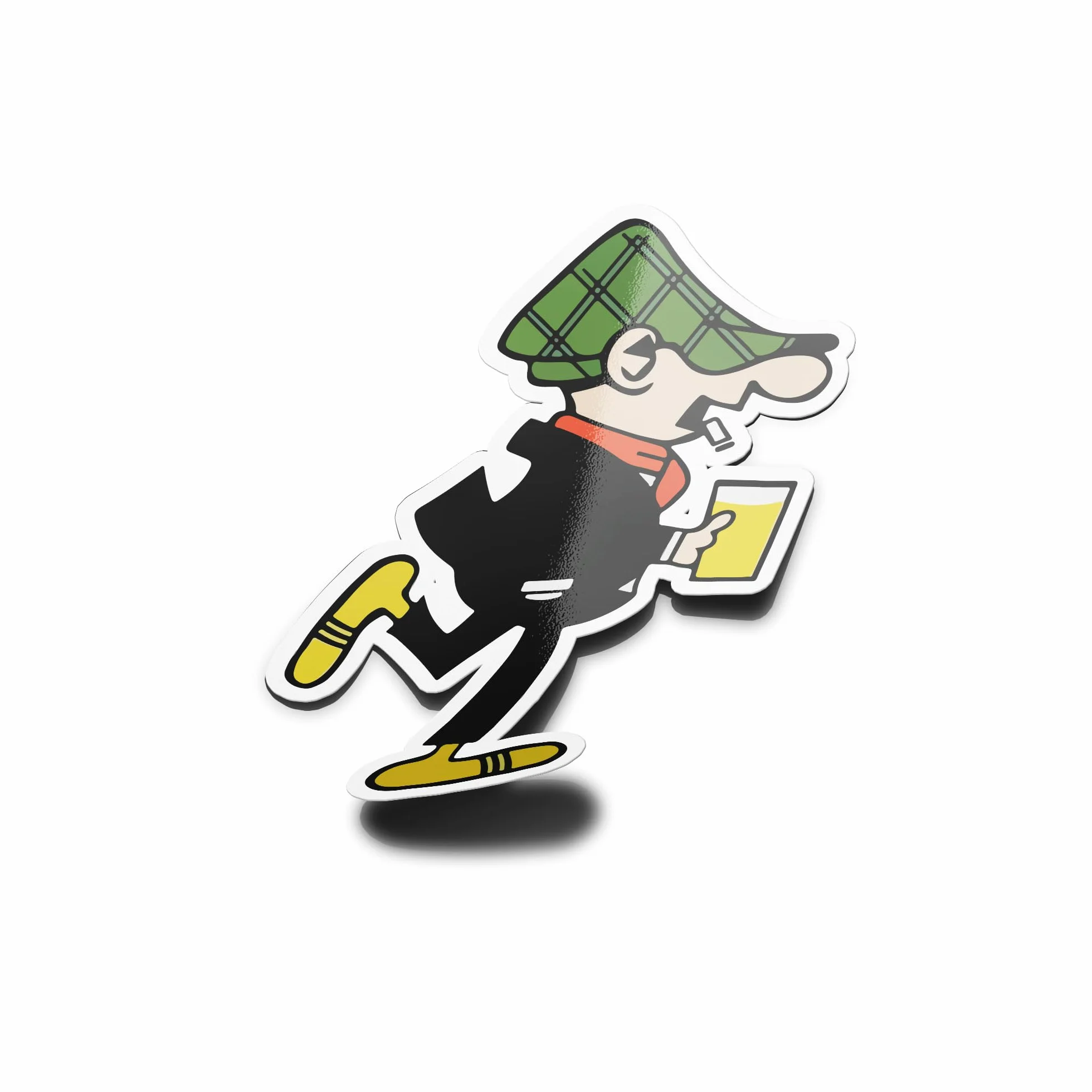 Andy Capp naklejki samoprzylepne 9 cm winyl wodoodporne UV