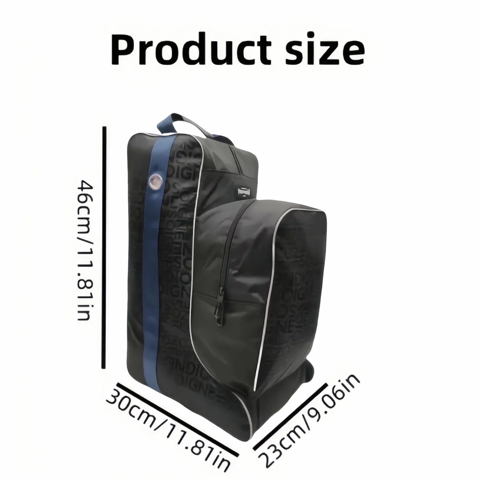 Perfeclan Bolsa para Botas Ecuestres, Bolsa de Arneses para Botas de Equitación, Tela Oxford, Funda para Botas de Casco, Competición y Equipo Ecuestre, Resistente al Agua