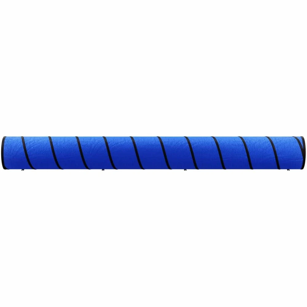 Túnel de juego para perros en interiores y exteriores, 40 x 200 cm, poliéster, con bolsa de transporte y piquetas, perfecto para perros, gatos y conejos para gatear, escalar y esconderse