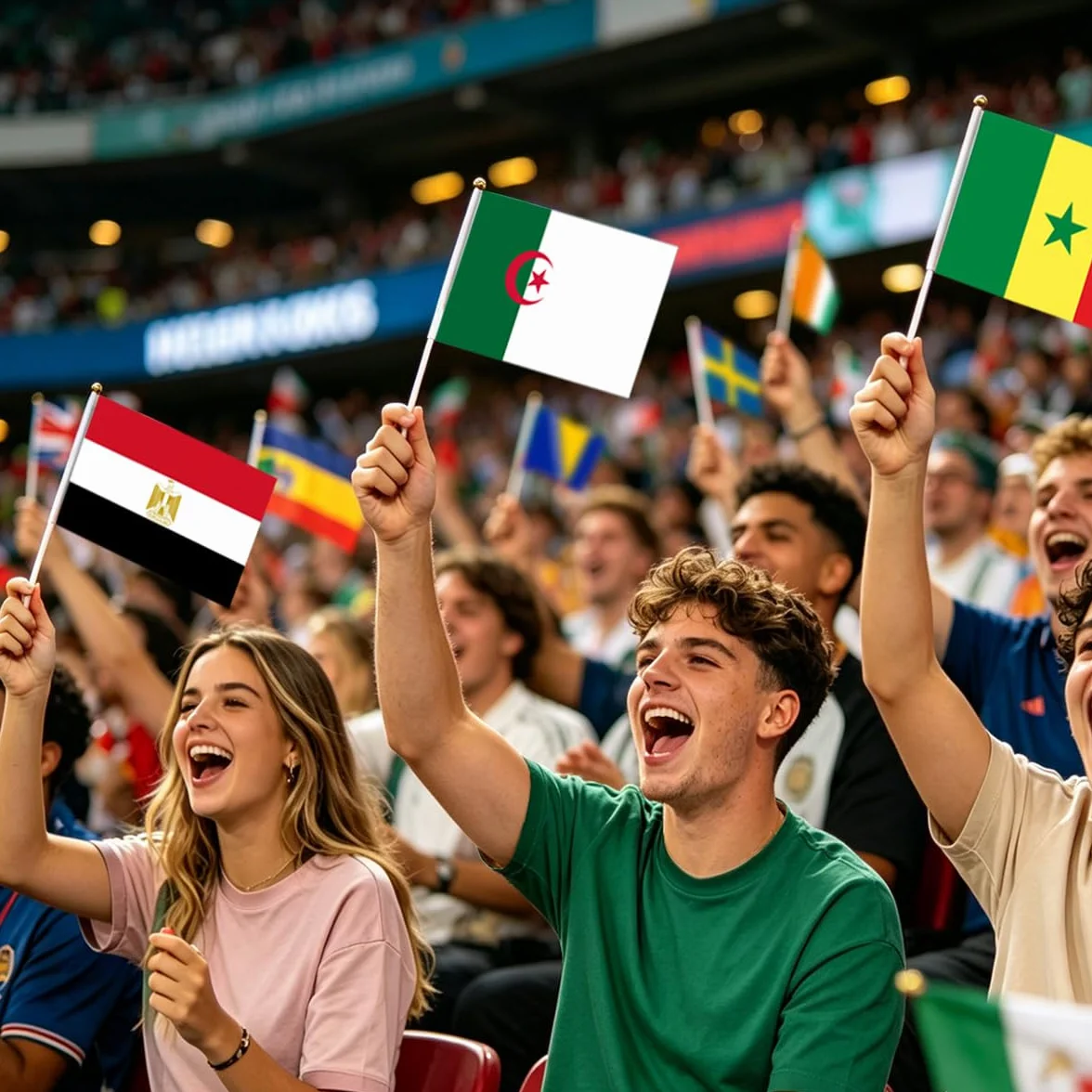 Banderas del Mundo 48 Países 14x21cm para la Copa del Mundo 2026 Fútbol