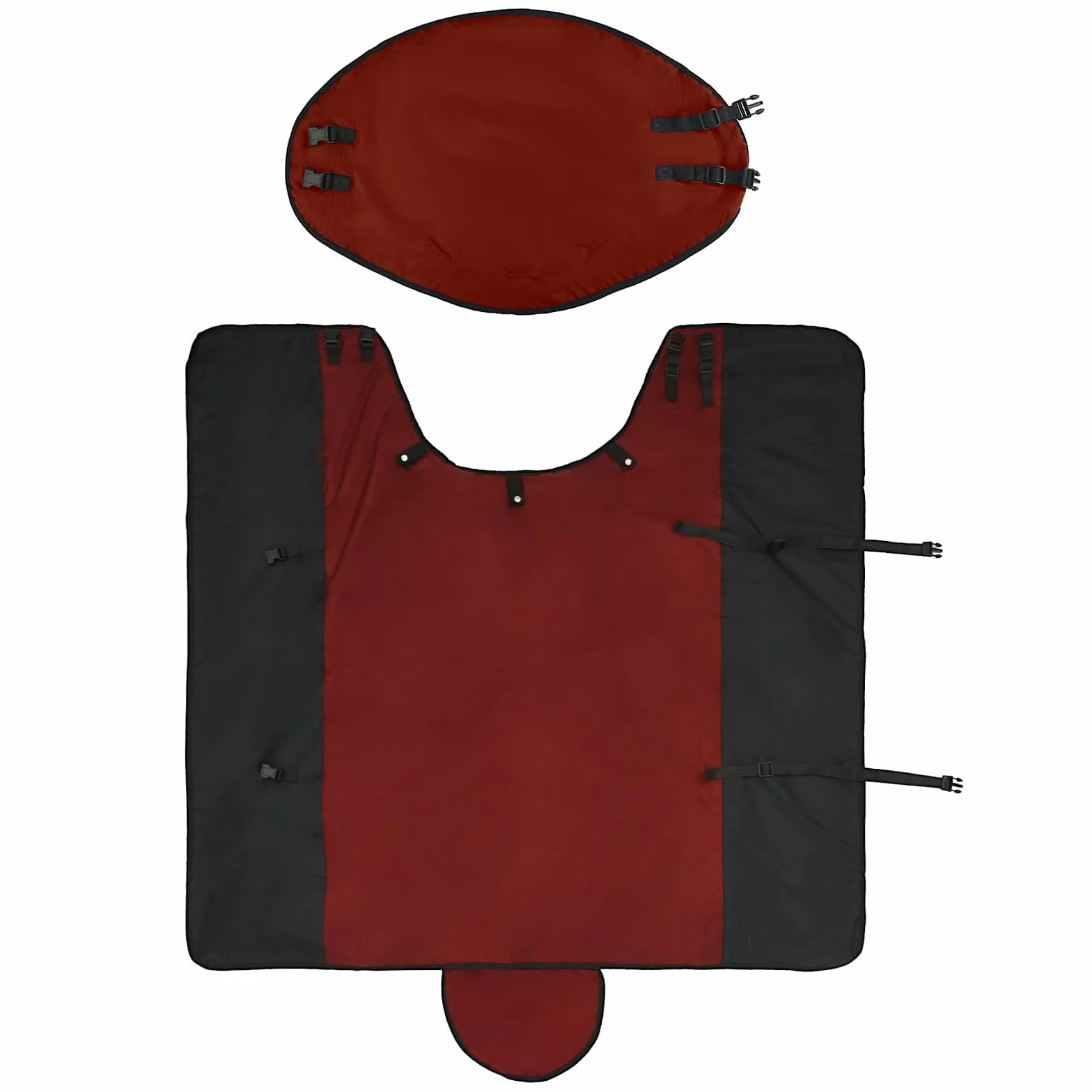 Manta para caballo, color verde oscuro y negro, 115 cm, poliéster, impermeable, transpirable, con cinturón abdominal y cierre en el pecho, para establo pasto y uso al aire libre