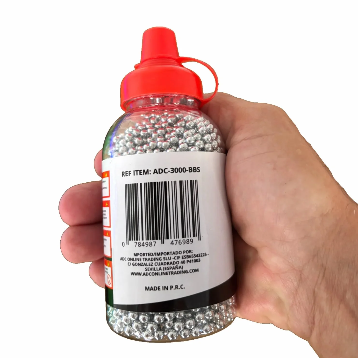 Bolas de Acero Calibre 4.5 mm 3000 Unidades para Pistolas Aire Comprimido CO2