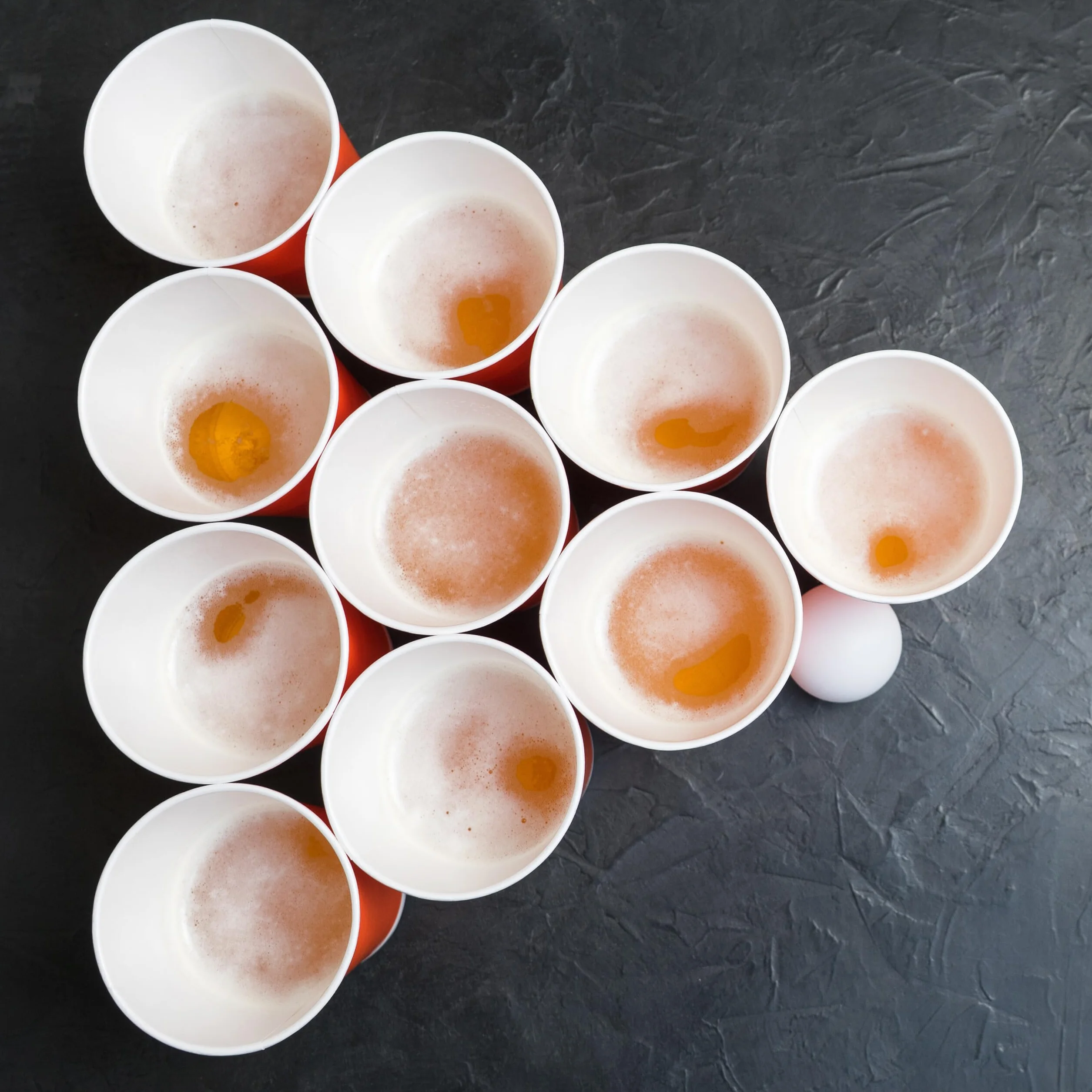 Relaxdays Pelotas Ping Pong 100 Unidades Bolas de Plástico Tenis de Mesa 40 mm Blanco