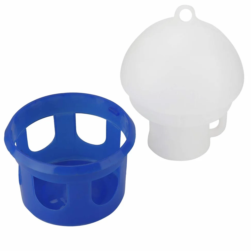 TOPINCN 2 Comederos Automáticos para Pájaros y Palomas, Dispensador de Agua de 6,5 L, Contenedor de Agua para Mascotas, Dispensador de Comederos Automáticos de Agua