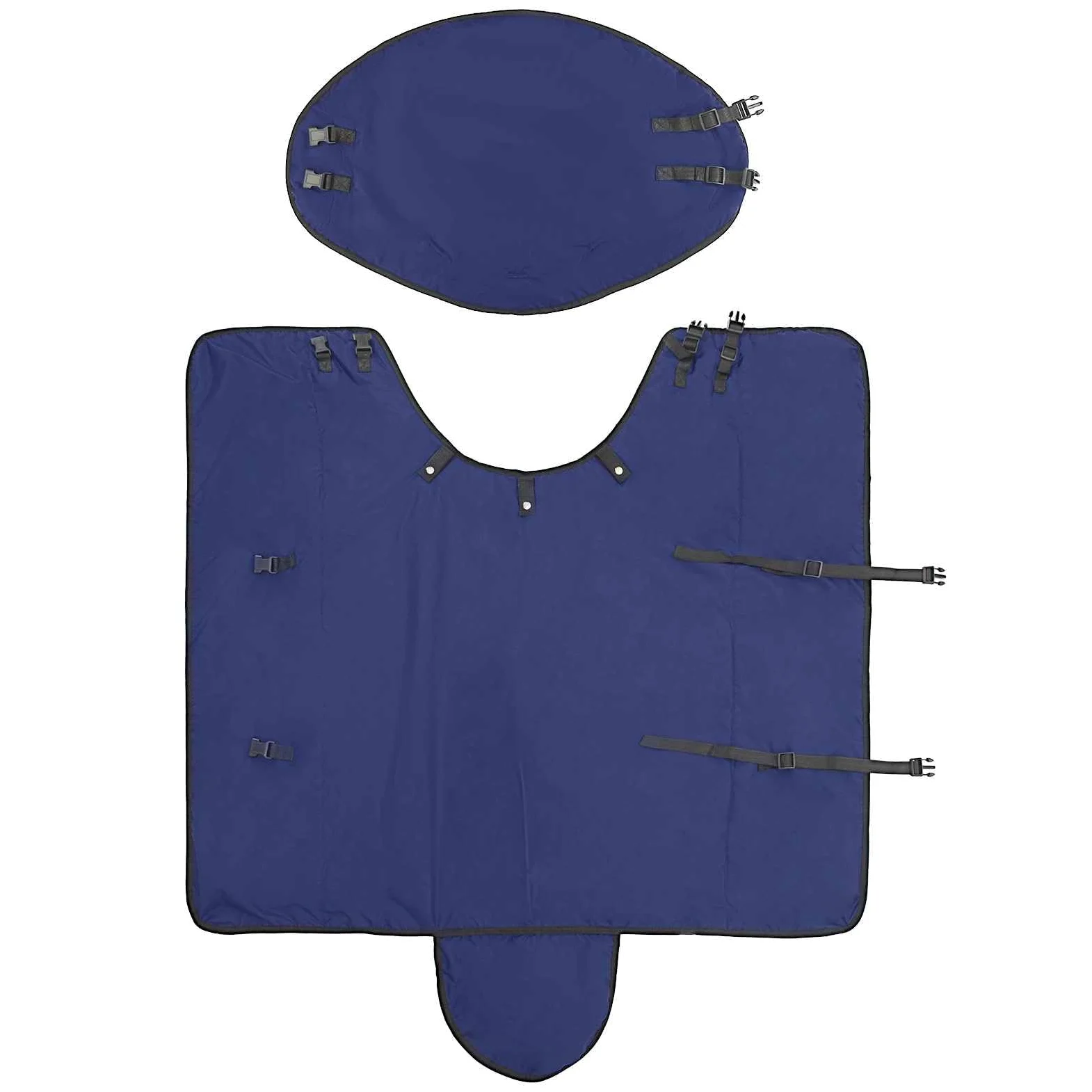 Manta para Caballo Verde Oscuro y Negro 165 cm Poliéster,Deportes,Actividades al Aire Libre,Equitación,Cuidado de Caballos,Mantas y Capas para Caballos,2.164kg-42013126