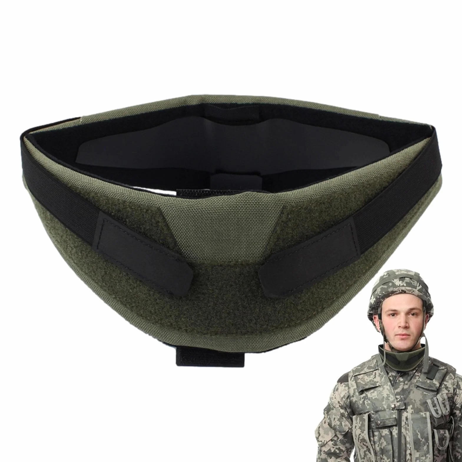Protector de Cuello Airsoft Táctico Grueso Almohadillas de Protección