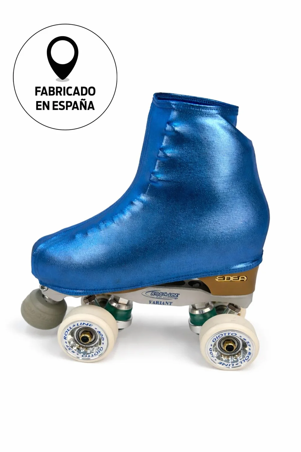 Cubre patín CRLSPORT para patinaje artístico o en línea, 180 densidad, talla universal, azul brillante