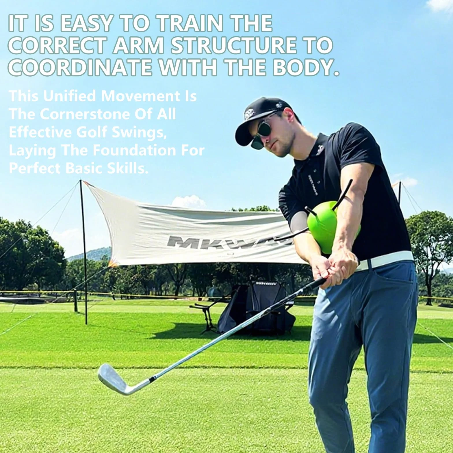Golf Aid Swing Mejora la Coordinación Brazo-Cuerpo