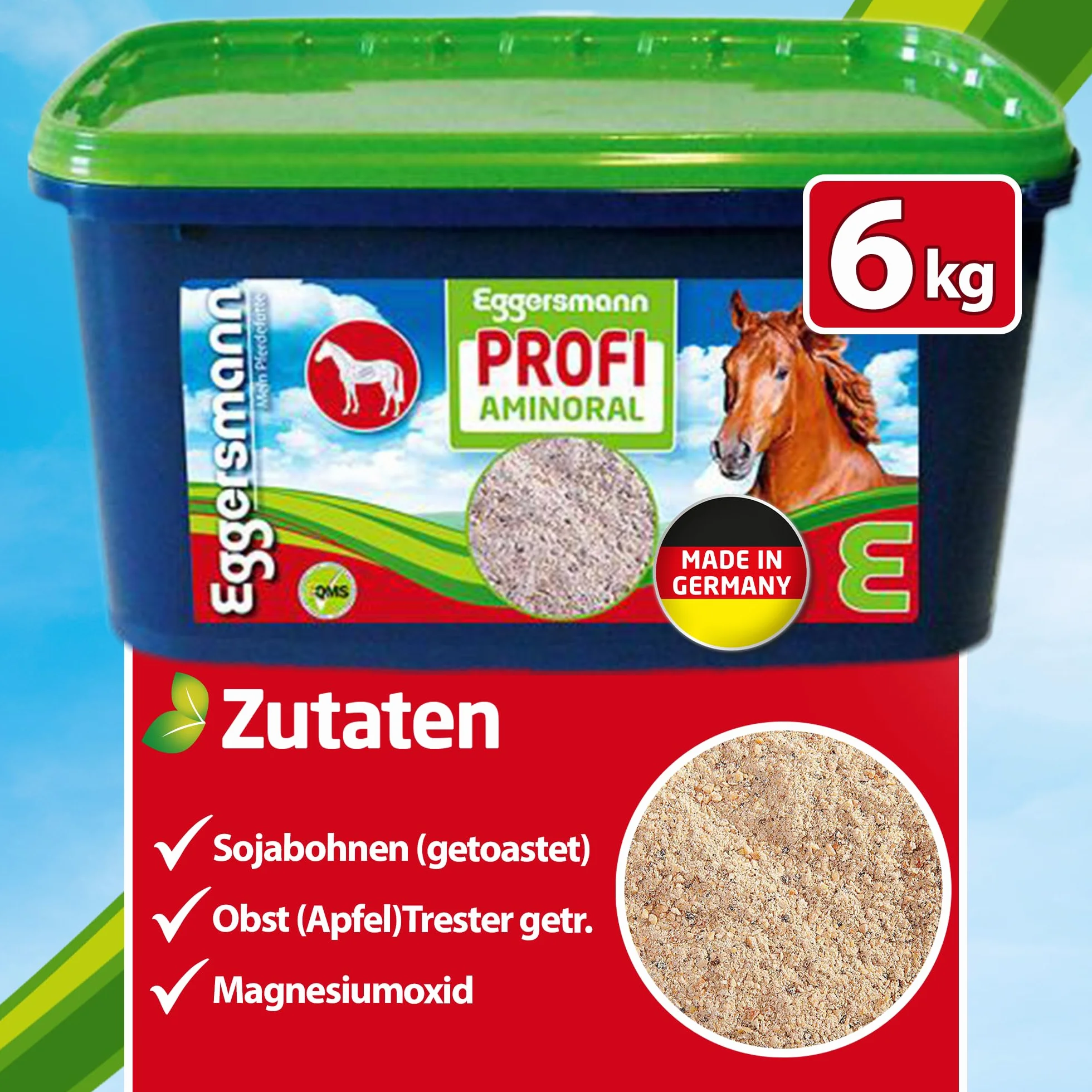Forro Complemento para una Suelta y elástico Musculatura, Eggers Muñeco aminoral para Caballos, 1 Unidades (1 x 6 kg)