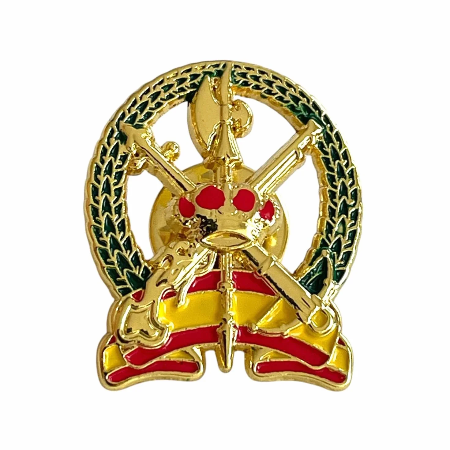 Pin Insignia La Legión Española Aleación Zamak Esmaltada 2,5x2 cm Cierre Mariposa