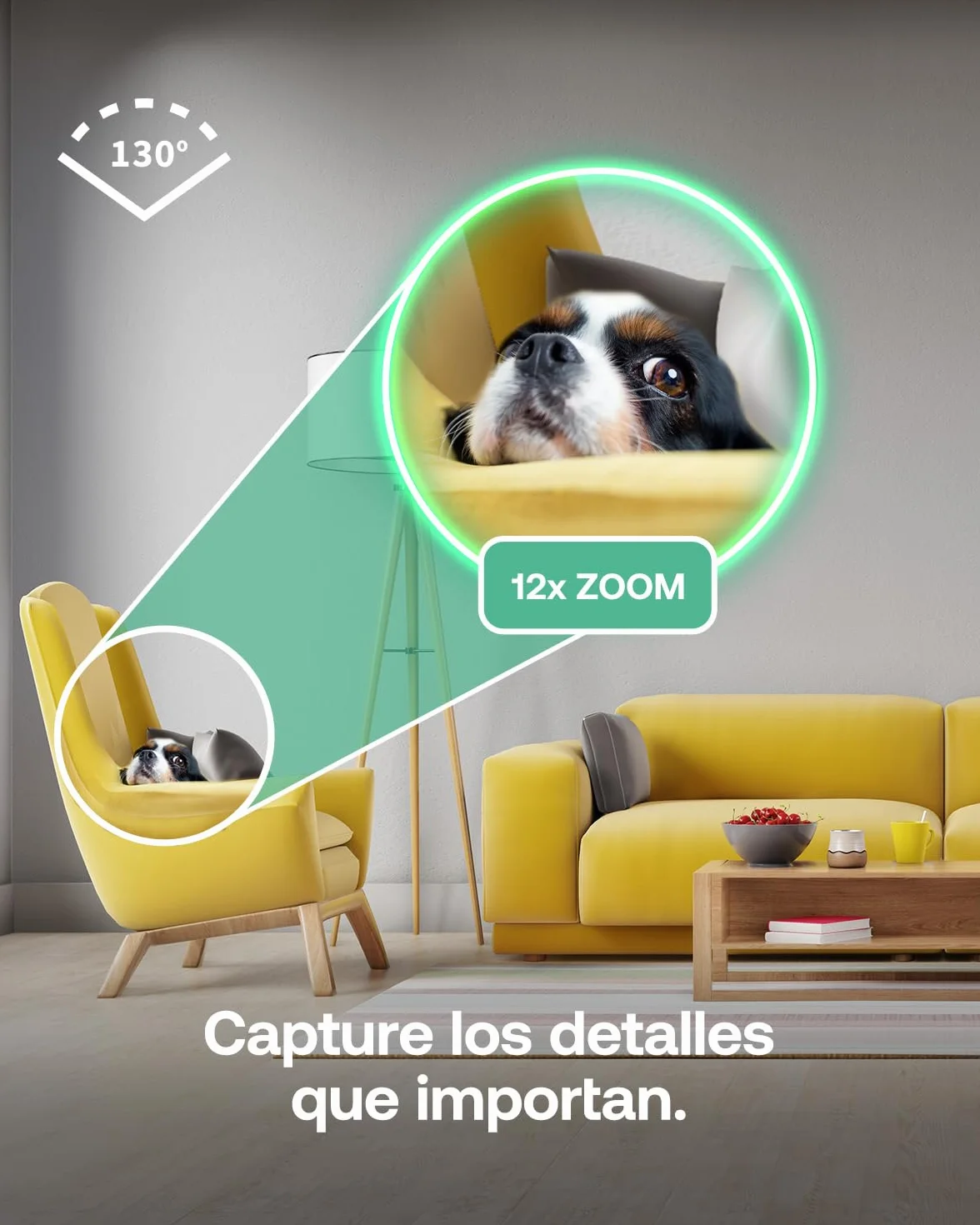 Arlo Essential 3 Indoor Camara Vigilancia Bebe/Mascotas HD, Sensor de Movimiento, Alarmas para Casa, Visión Nocturna, Prueba Secure Incluida, con Cubierta de Lente automática, 2 Cámaras, Blancas
