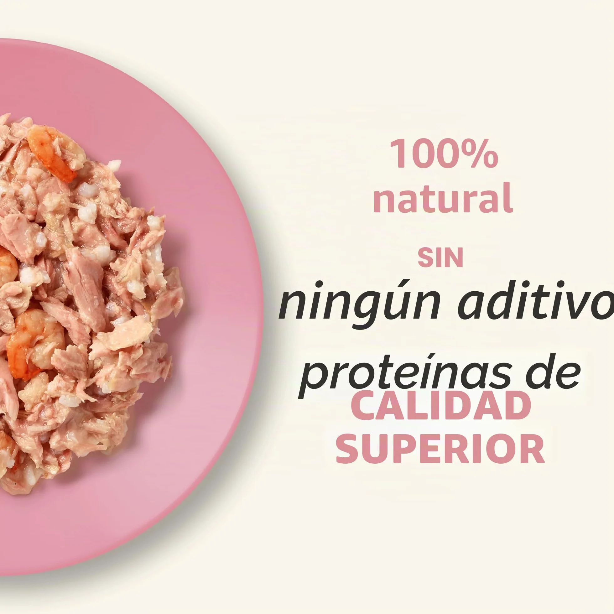 Applaws Comida para Gatos 100% Natural, Lujoso Filete de Atún con Langostinos en Caldo, 10 tarrinas de 60g