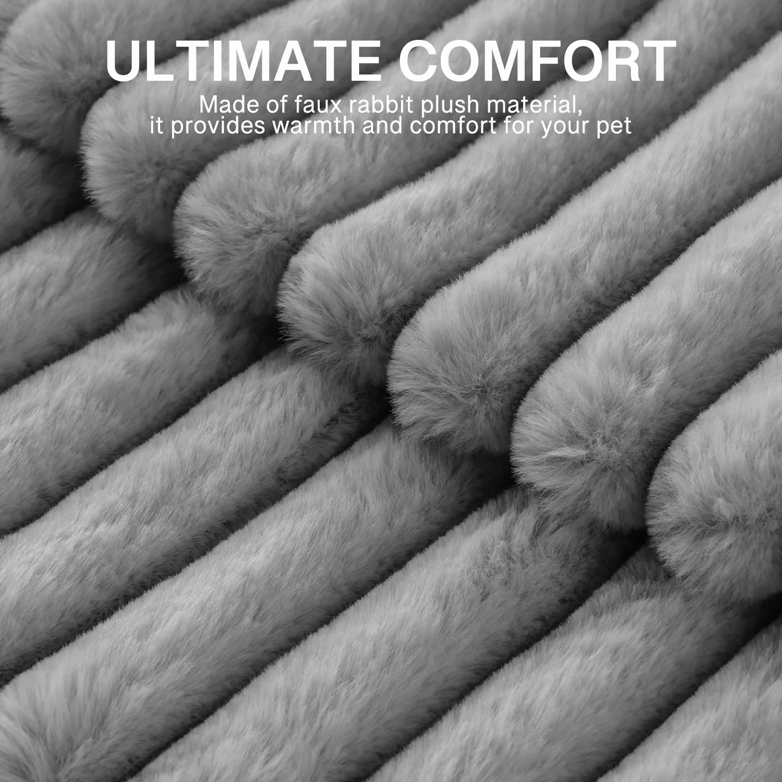 EDAGNY Elegantes Camas para Gatos Camas Perros - Redonda Suave Cama para Perros Pequeños y Medianos Perro, Lavable Calmante Cama para Mascotas (Gris, 51cm x 51cm x 20cm)