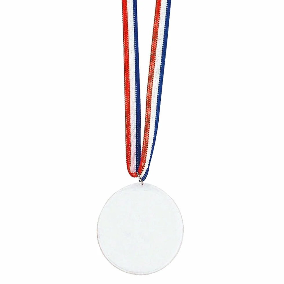 Medallas de bricolaje estilo olímpico con cintas para niños premio deportes festivales