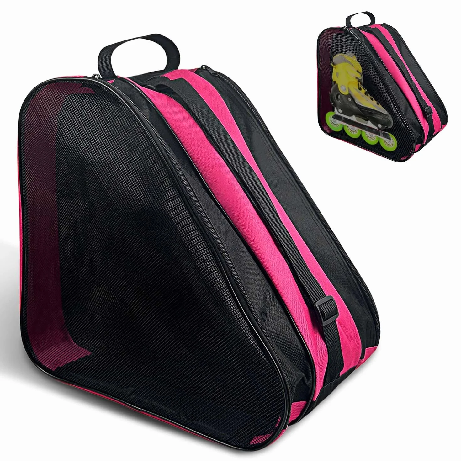 Bolsa de Patines Niña para Patinaje Artístico, Patines de 4 Ruedas y Hielo