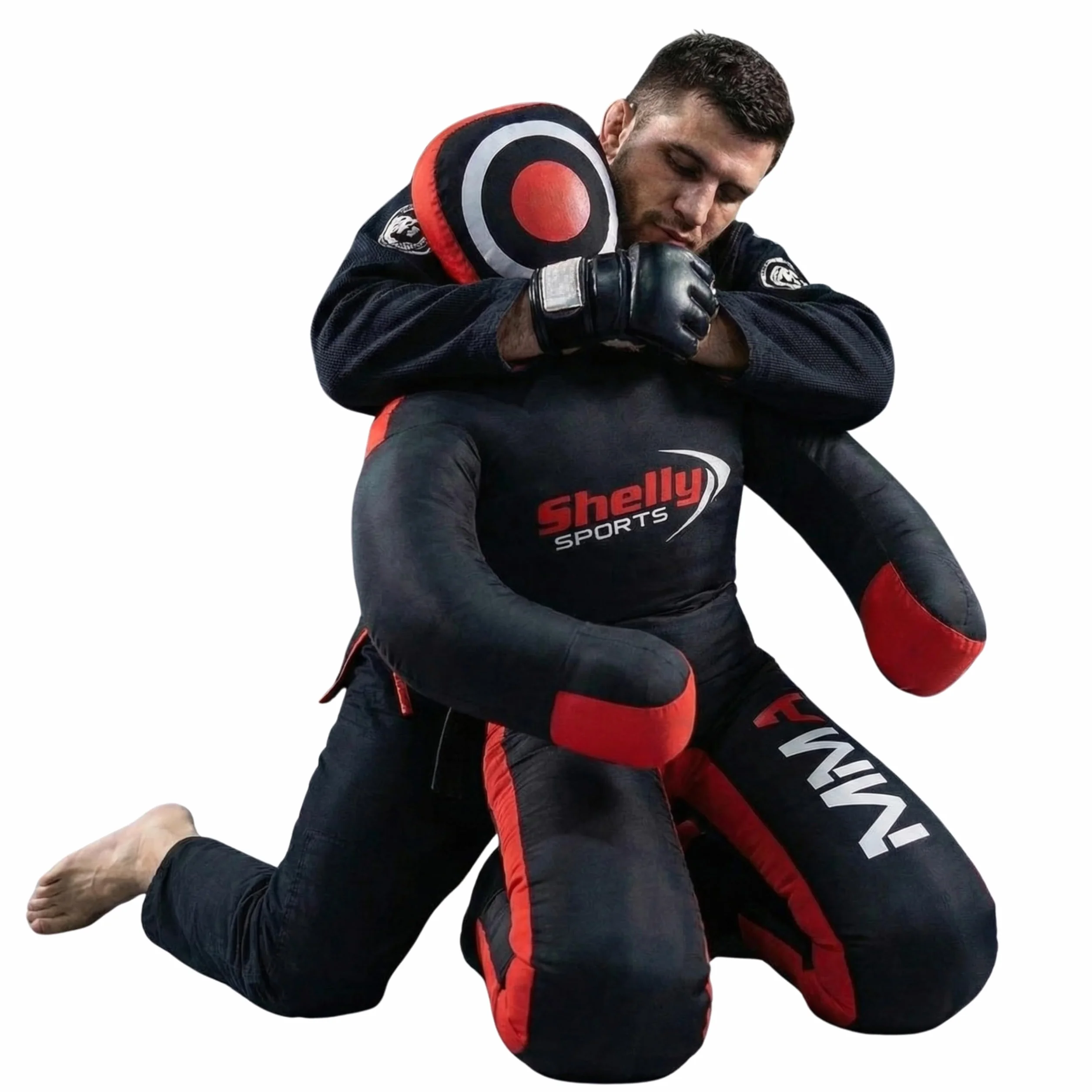Saco de boxeo brasileño BJJ JIU Jitsu sentado lucha libre entrenamiento lona sin relleno