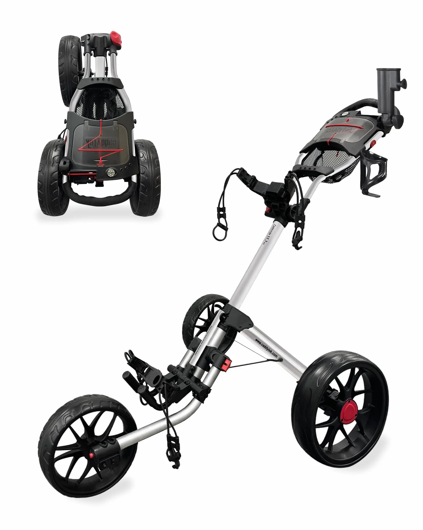 CaddyTek Caddylite 15.3 V2 Carrito de Golf Plegable Ligero 3 Colores