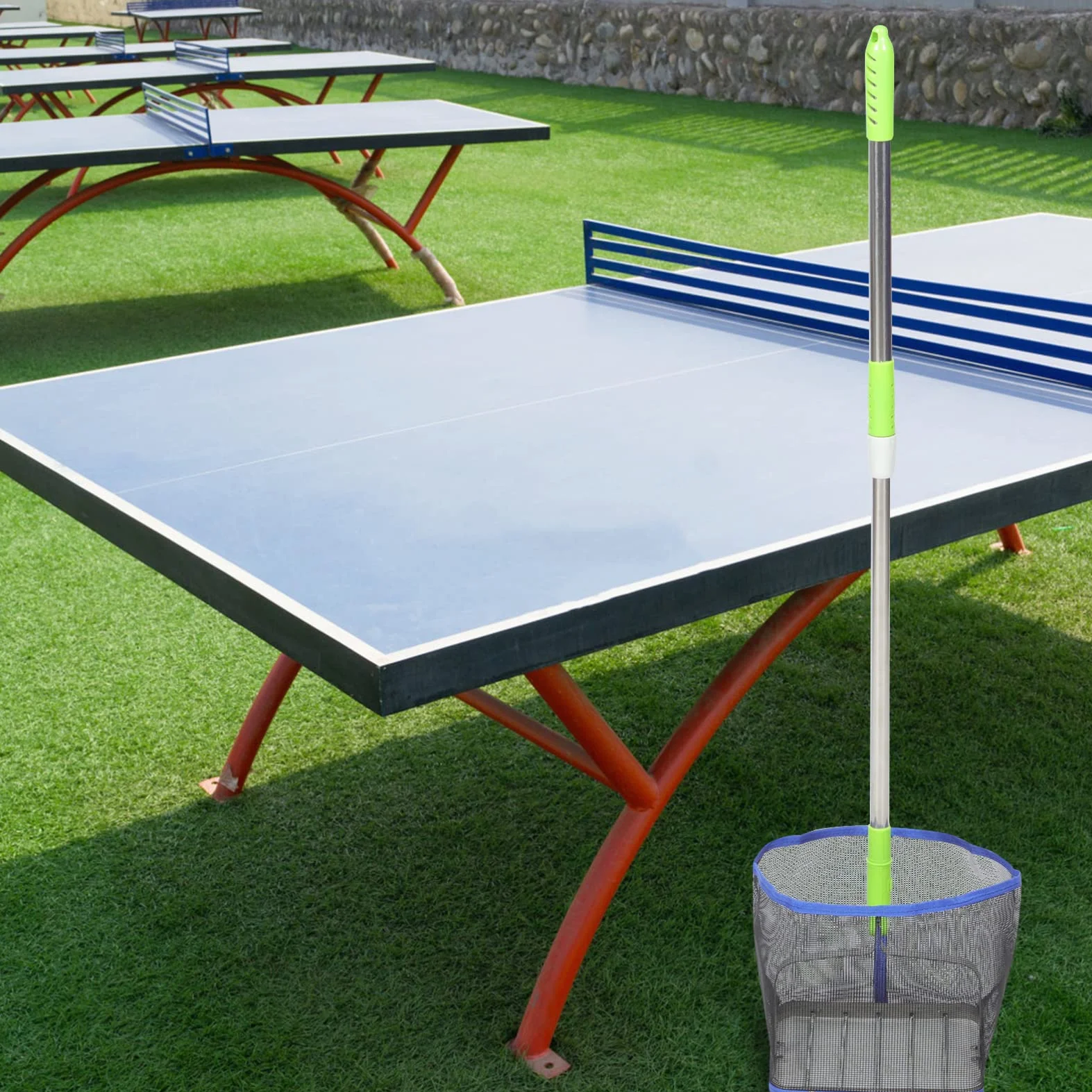 BESPORTBLE Pong Picker portátil Colector de Pelota de Tenis de Mesa Retriever Up Bolsa de Malla Equipo de Entrenamiento