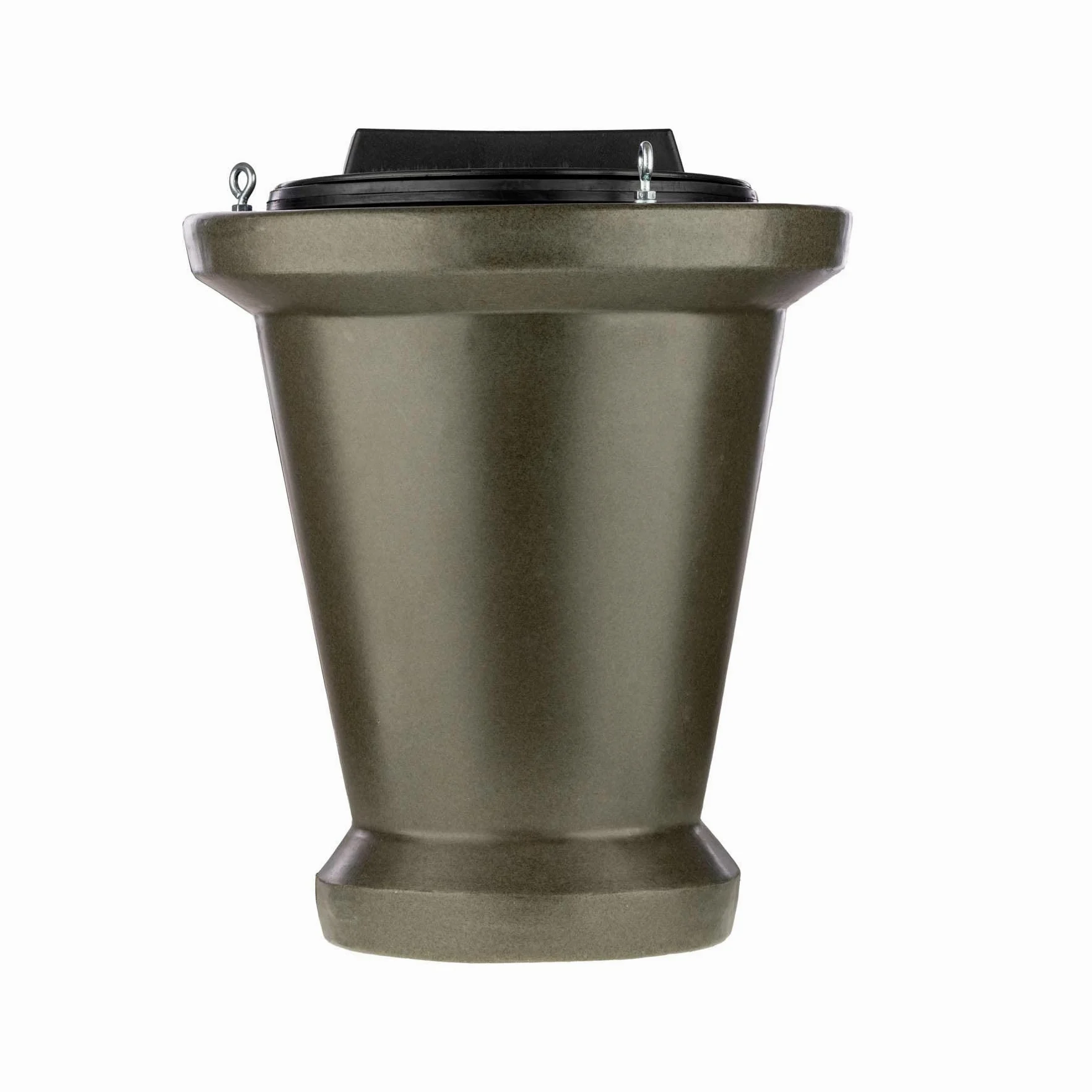 EUROHUNT Depósito para comederos automáticos 2.0, incluye apertura dosificadora y 3 puntos de fijación, color marrón (capacidad máxima: 18 kg)