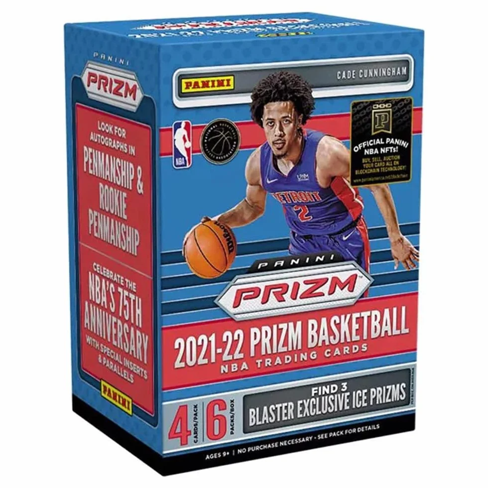Panini Prizm 2021/22 Basketball Factory Sealed Blaster Box 6 Packs 24 Cards