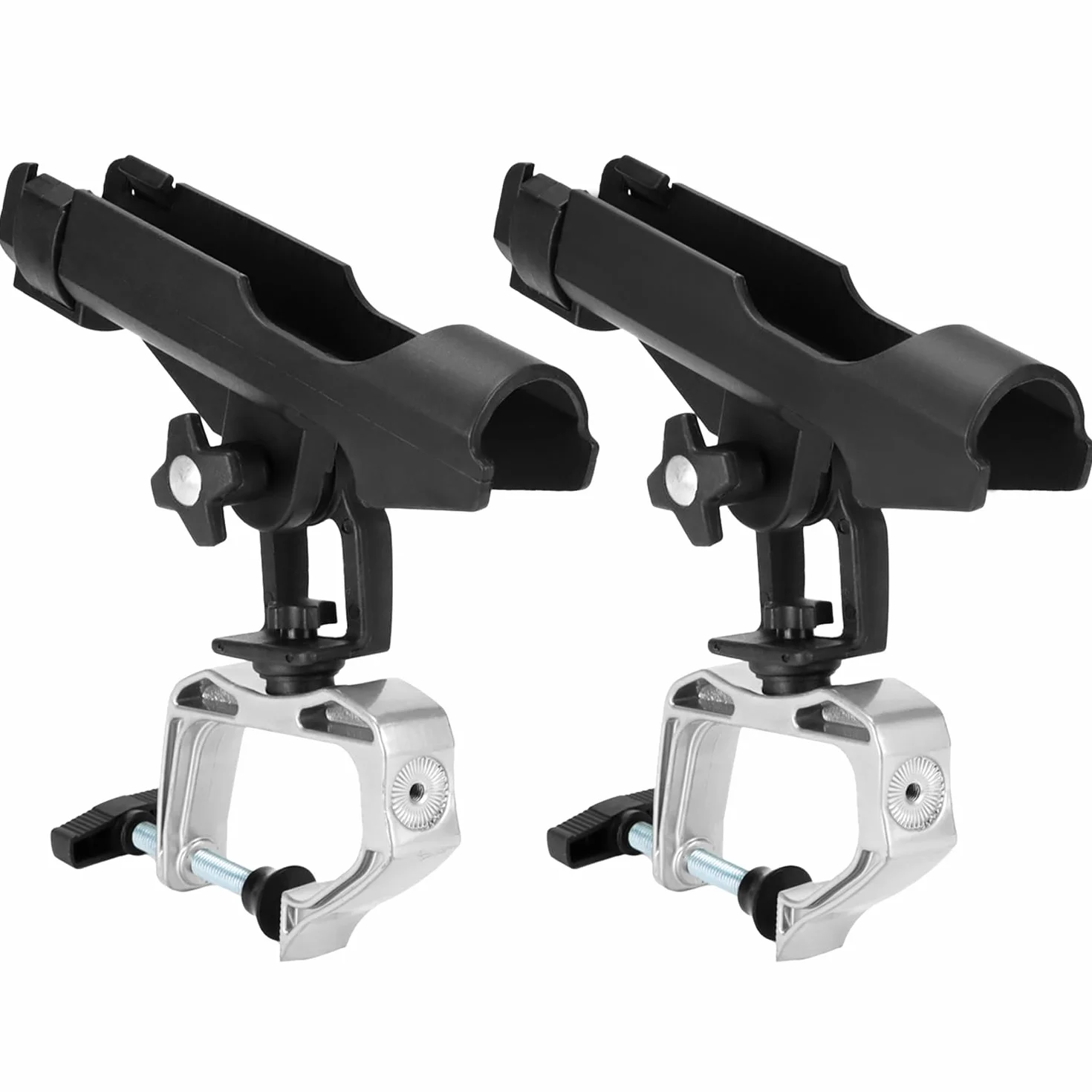 QWORK Pack de 2 portacañas de Pescar para embarcaciones, Ajustables 360 Grados