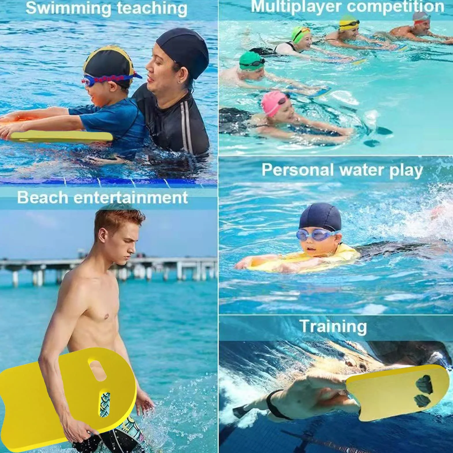 Tabla de natación para niños Eva en forma de U para principiantes