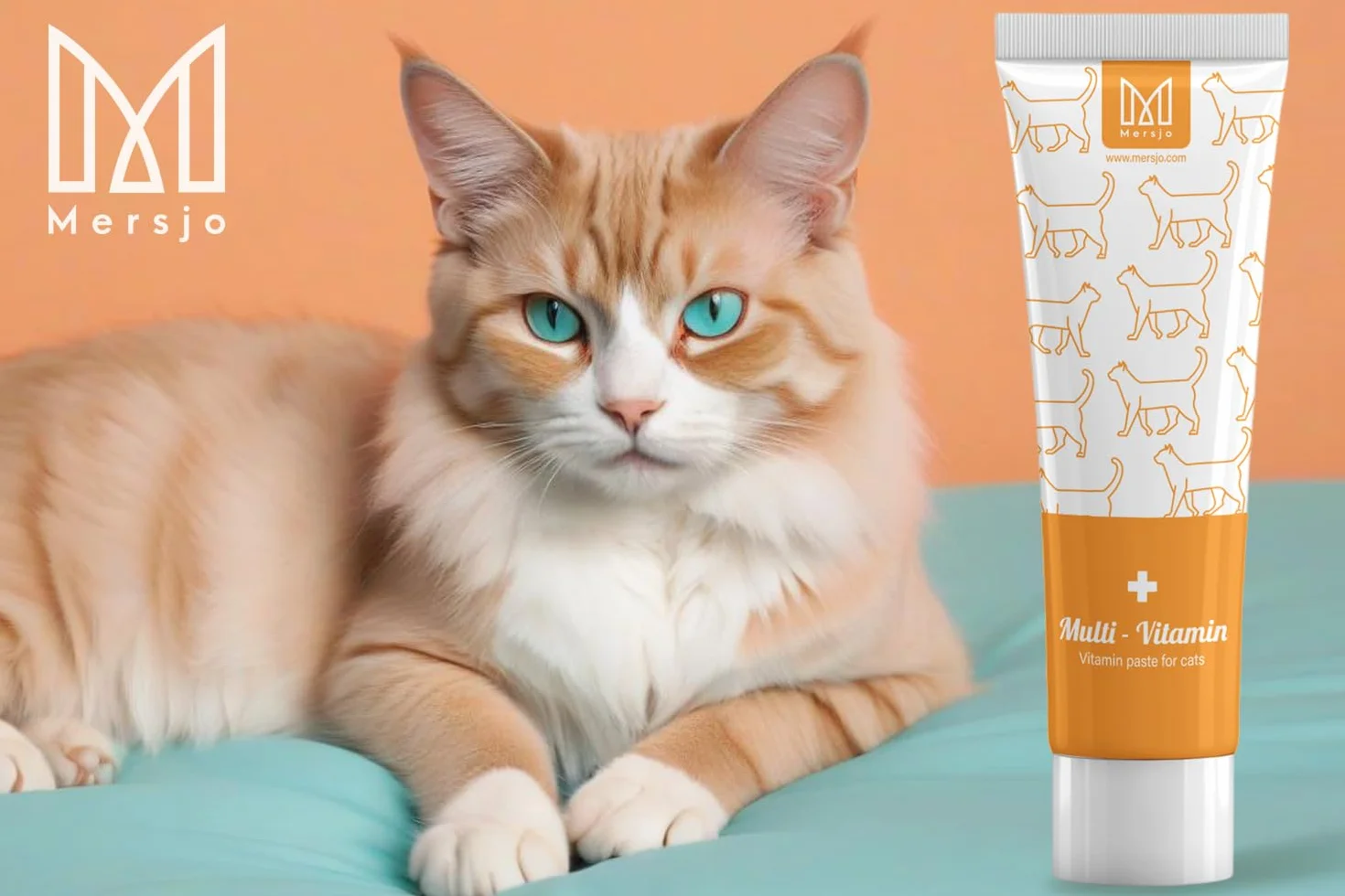 Pasta multivitamínica para gatos de 100 g – Suplemento nutricional para gatos contra bolas de pelo, con ácidos grasos omega, vitaminas A/C/E, para cuidado y digestión