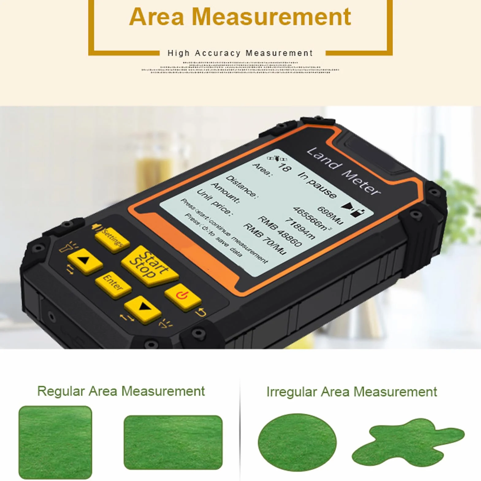 GPS de Mano para Topografía Equipo de Medición de Alta Precisión Portátil