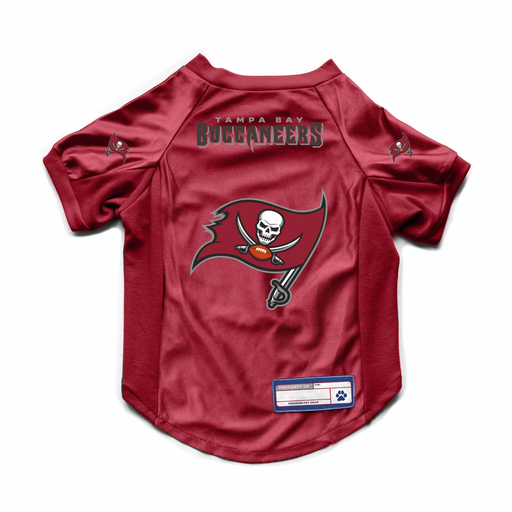 Littlearth NFL Tampa Bay Buccaneers Stretch Pet Jersey XL - Camiseta Deportiva para Perros y Gatos