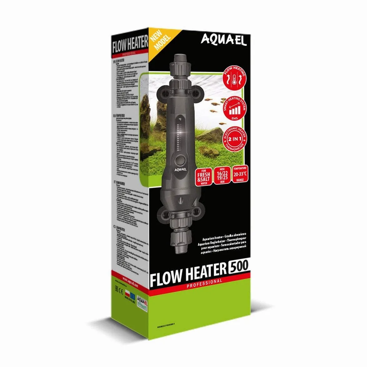 Aquael Calentador de flujo en línea (500 W)