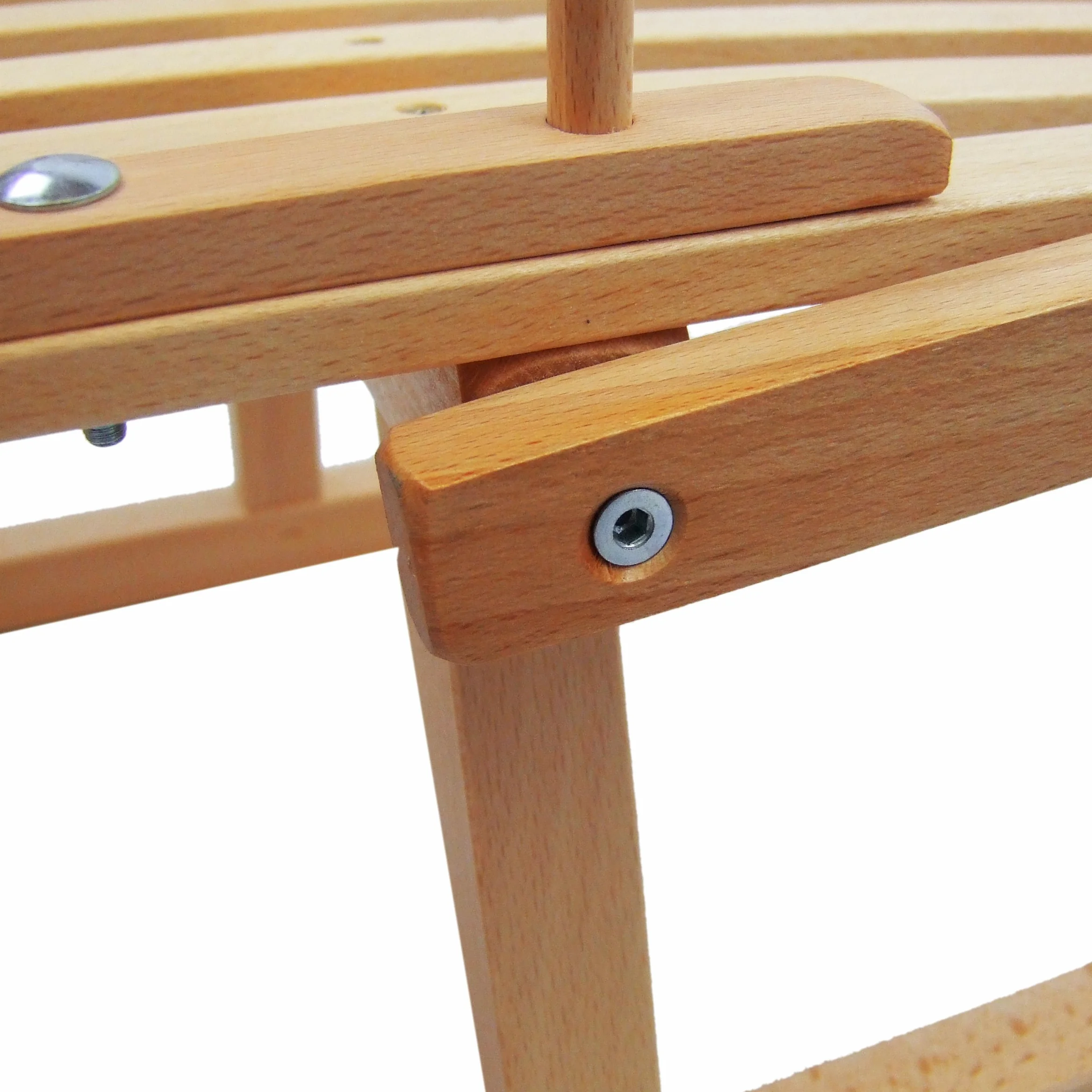 Carril deslizante trineo de madera con respaldo remolcador niños