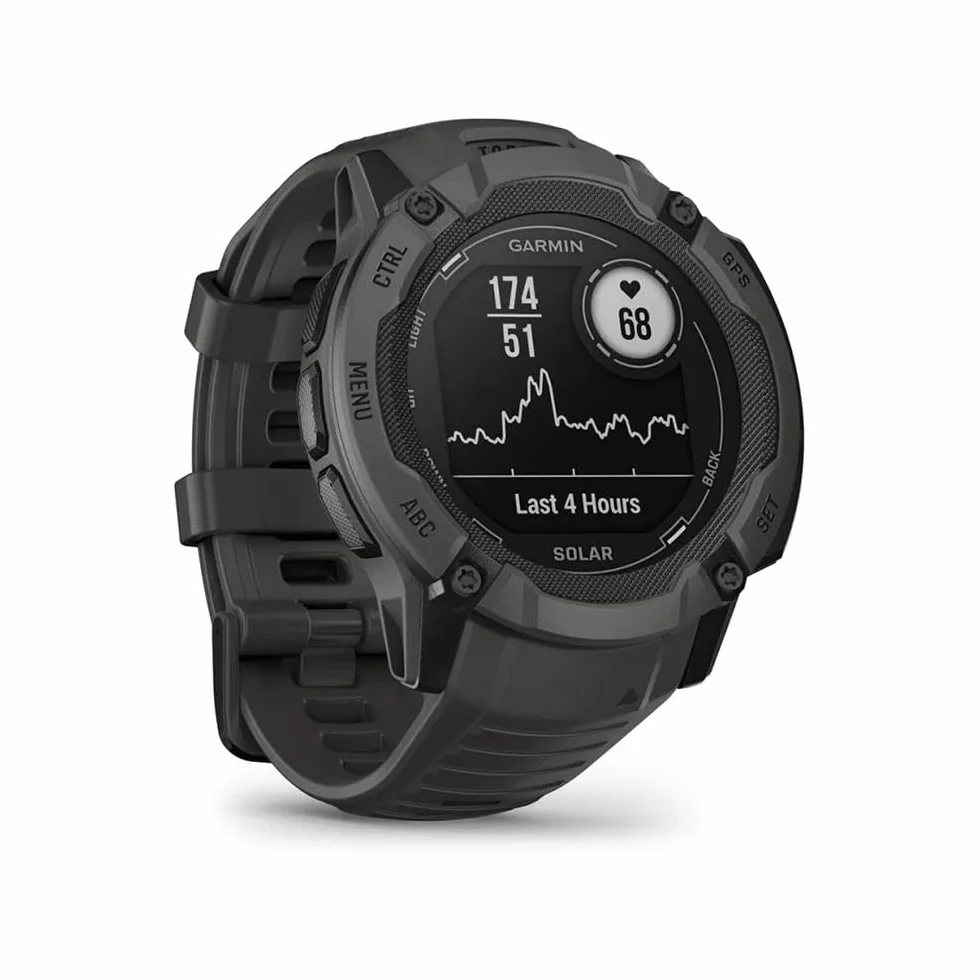 Garmin Instinct 2X Solar Reloj Inteligente GPS Resistente al Agua Carga Solar Negro