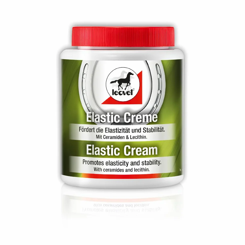 Leovet Elastic Creme | 750 ml | Producto para el Cuidado de Cascos de Caballos | con Aceite de Coco