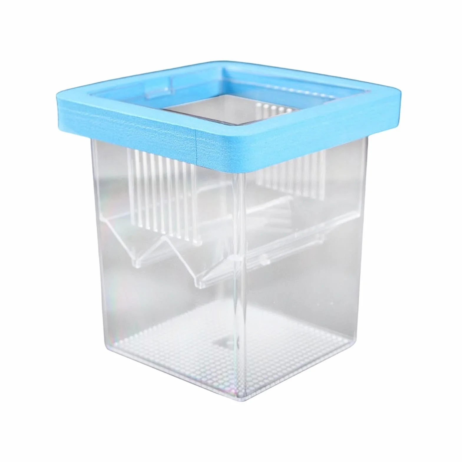 de Cría para Acuario,Incubadora Flotante pequeña acrílica para eclosión,Criadero de Peces - para Incubación Cuarentena Criadero Guppy Camarón Tortuga Agua Marina Hogar Oficina